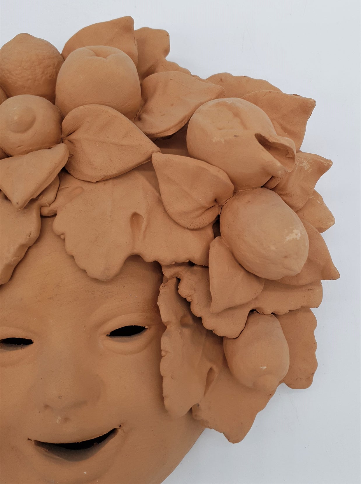 Maschera Bacco Piero Limoni E Melagrane Terracotta