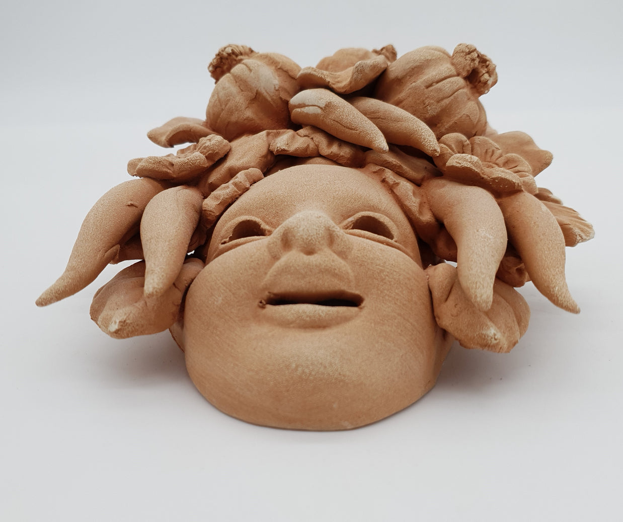 Maschera Torre Aglio Terracotta