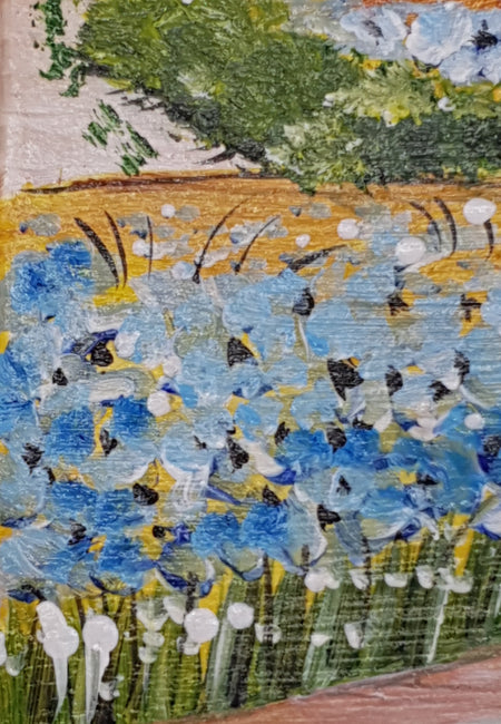 Blue Flowers Tile