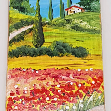 Road Poppies Tile
