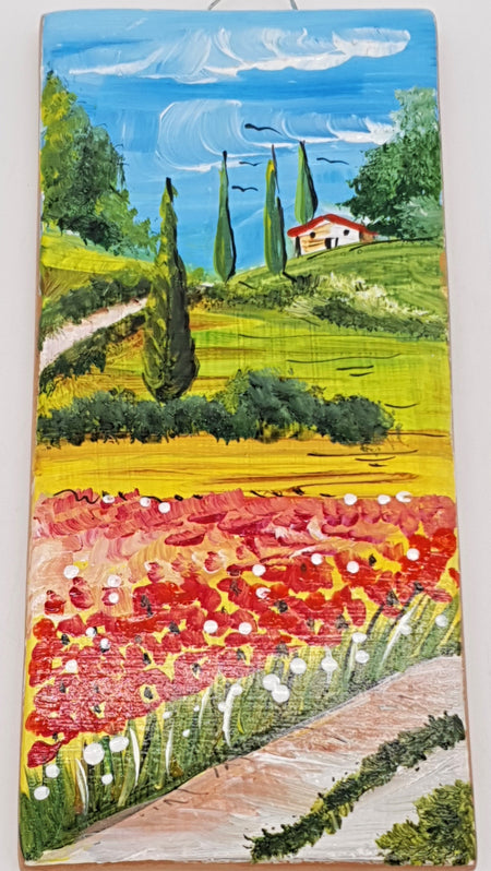 Road Poppies Tile