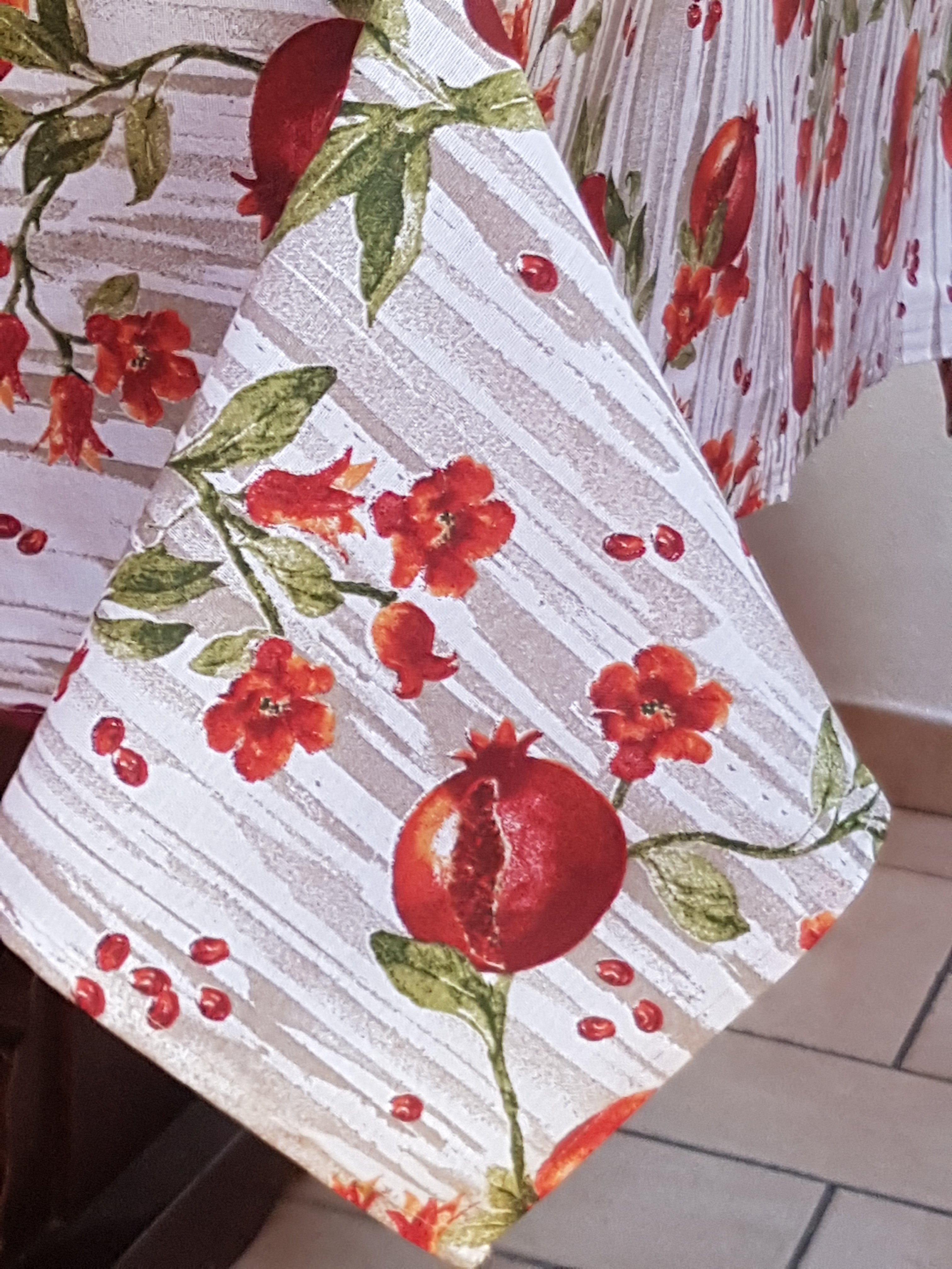 Provencal Pomegranate tablecloth
