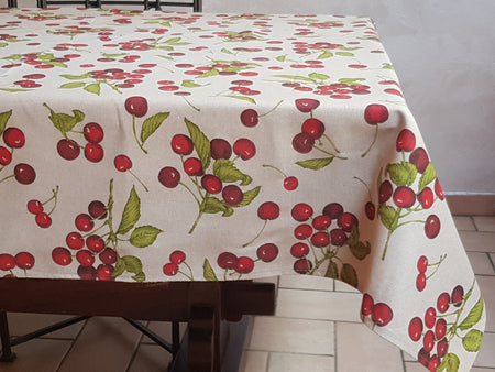 Miros Cherries tablecloth