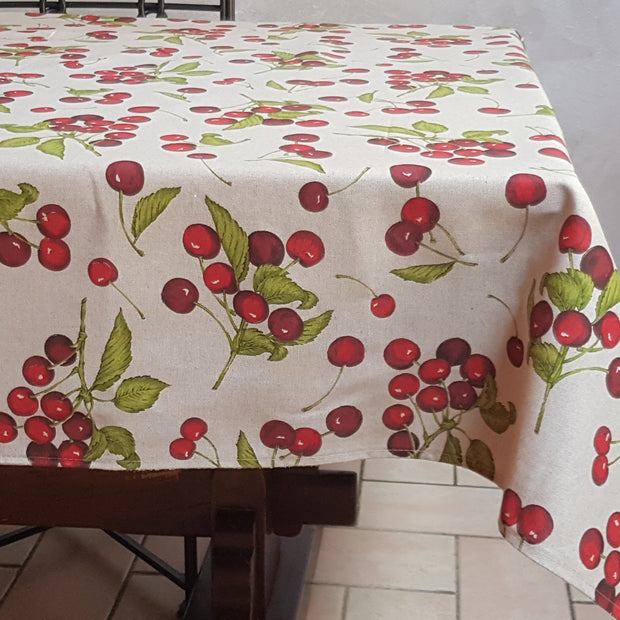 Miros Cherries tablecloth