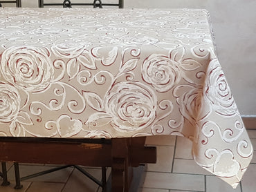 Miros Hearts Rose tablecloth
