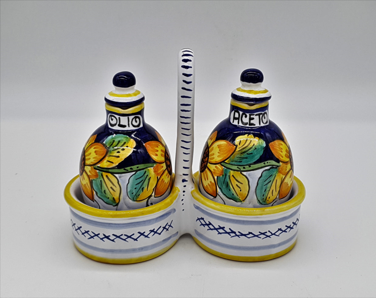 Set Olio Aceto Decoro Girasole Gambino