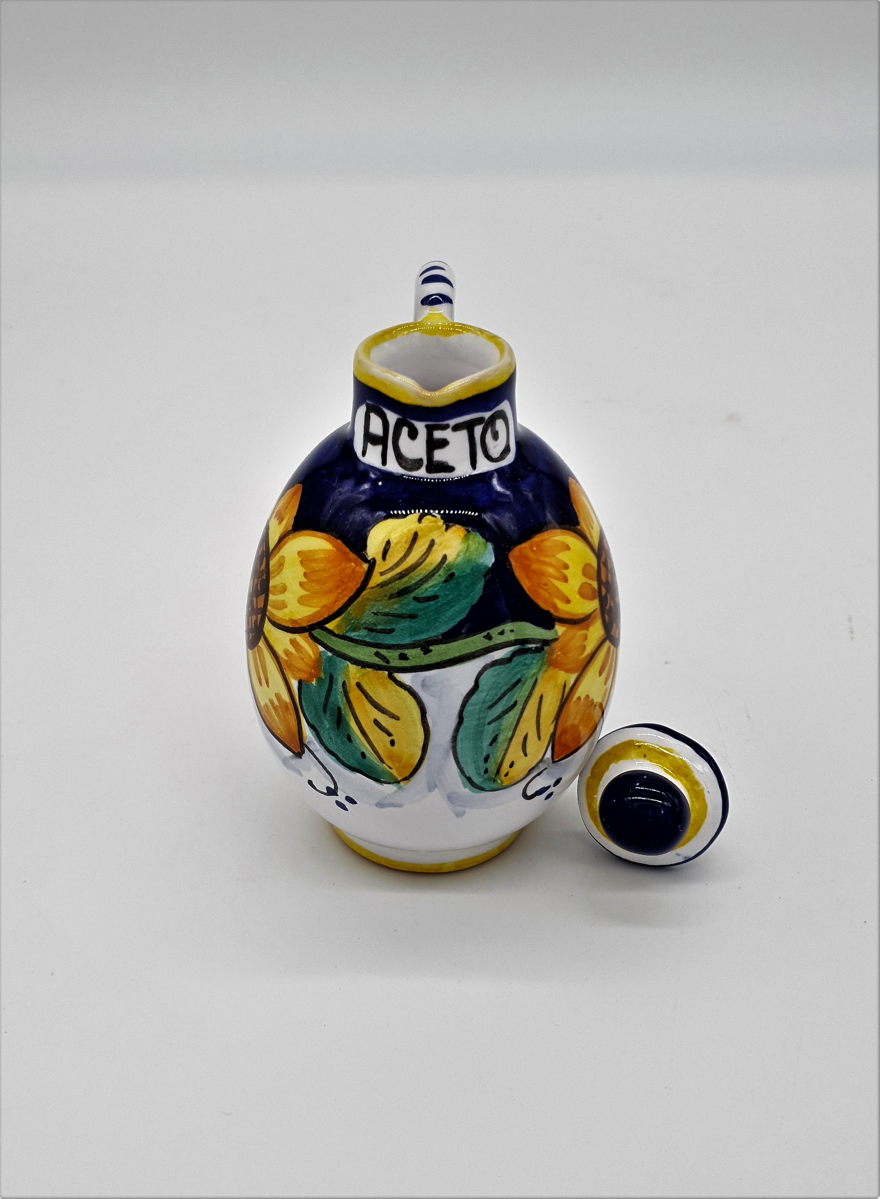 Set Olio Aceto Decoro Girasole Gambino