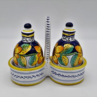 Set Olio Aceto Decoro Girasole Gambino