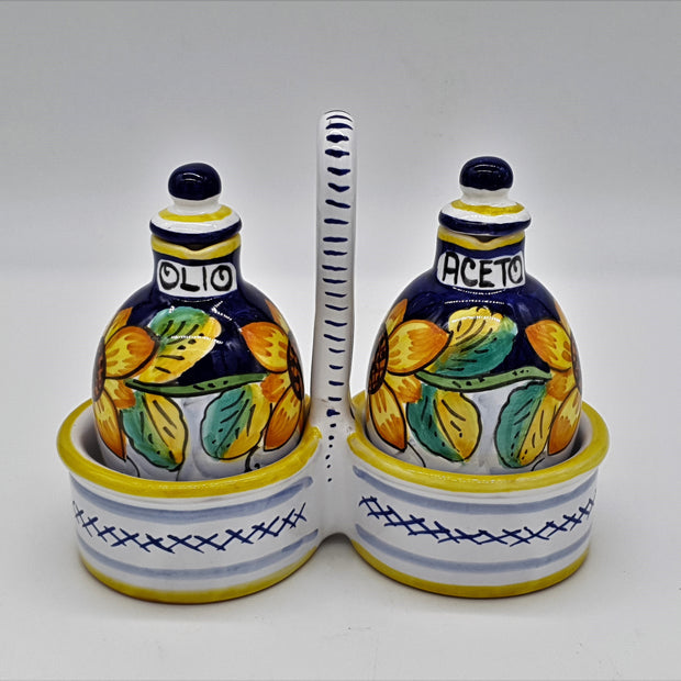 Set Olio Aceto Decoro Girasole Gambino