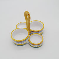 Set Sale e Pepe Olio Aceto Decoro Raffaellesco