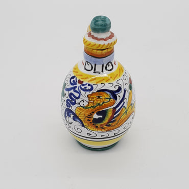 Salt and Pepper Oil Vinegar Set Raffaellesco decoration