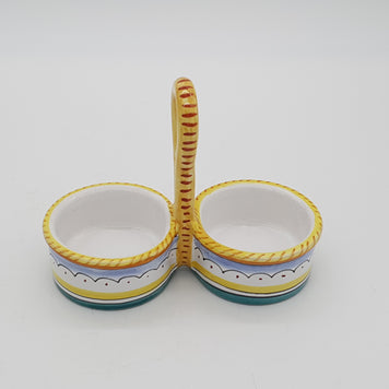Set Olio Aceto Decoro Raffaellesco