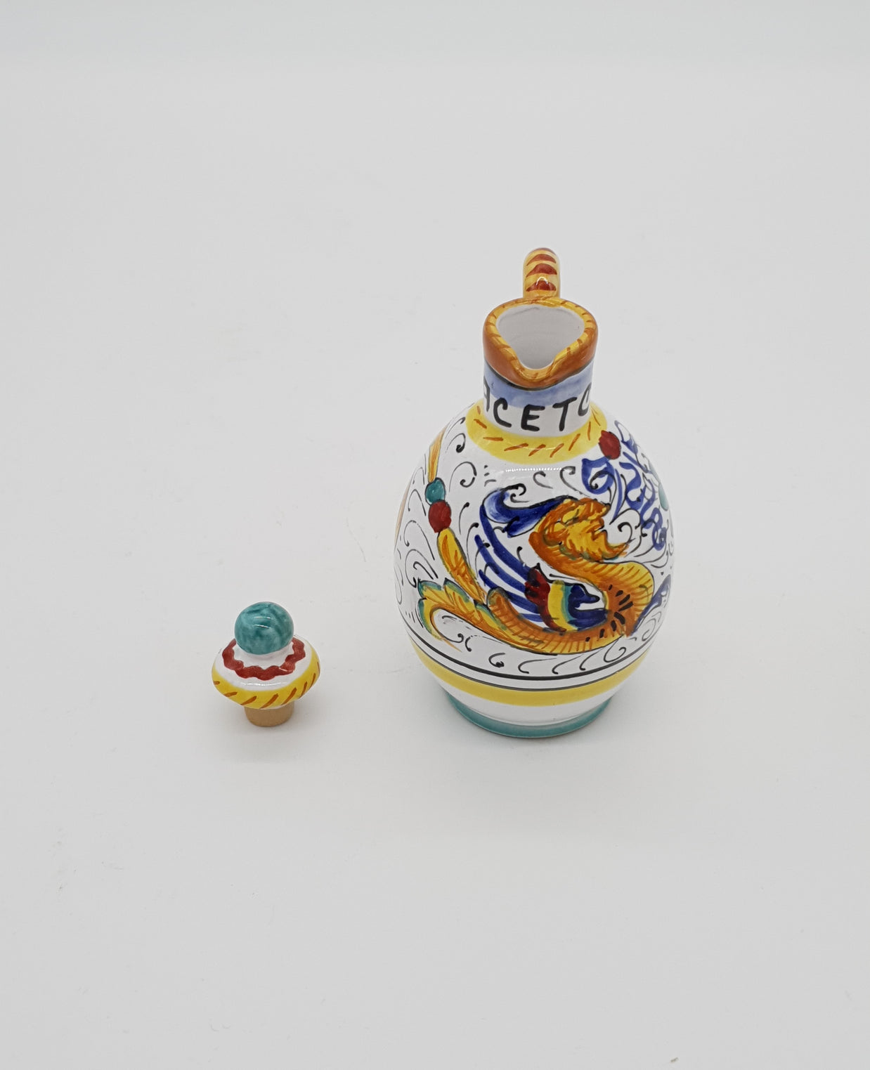 Set Olio Aceto Decoro Raffaellesco
