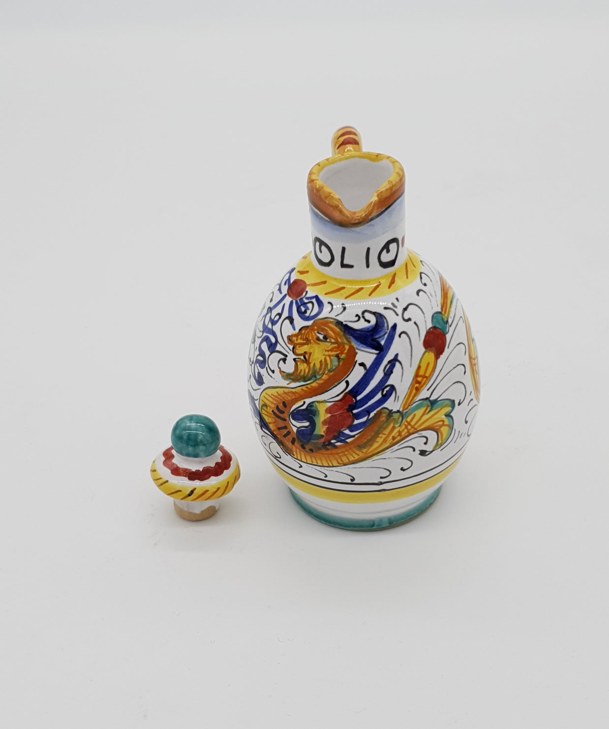 Set Olio Aceto Decoro Raffaellesco