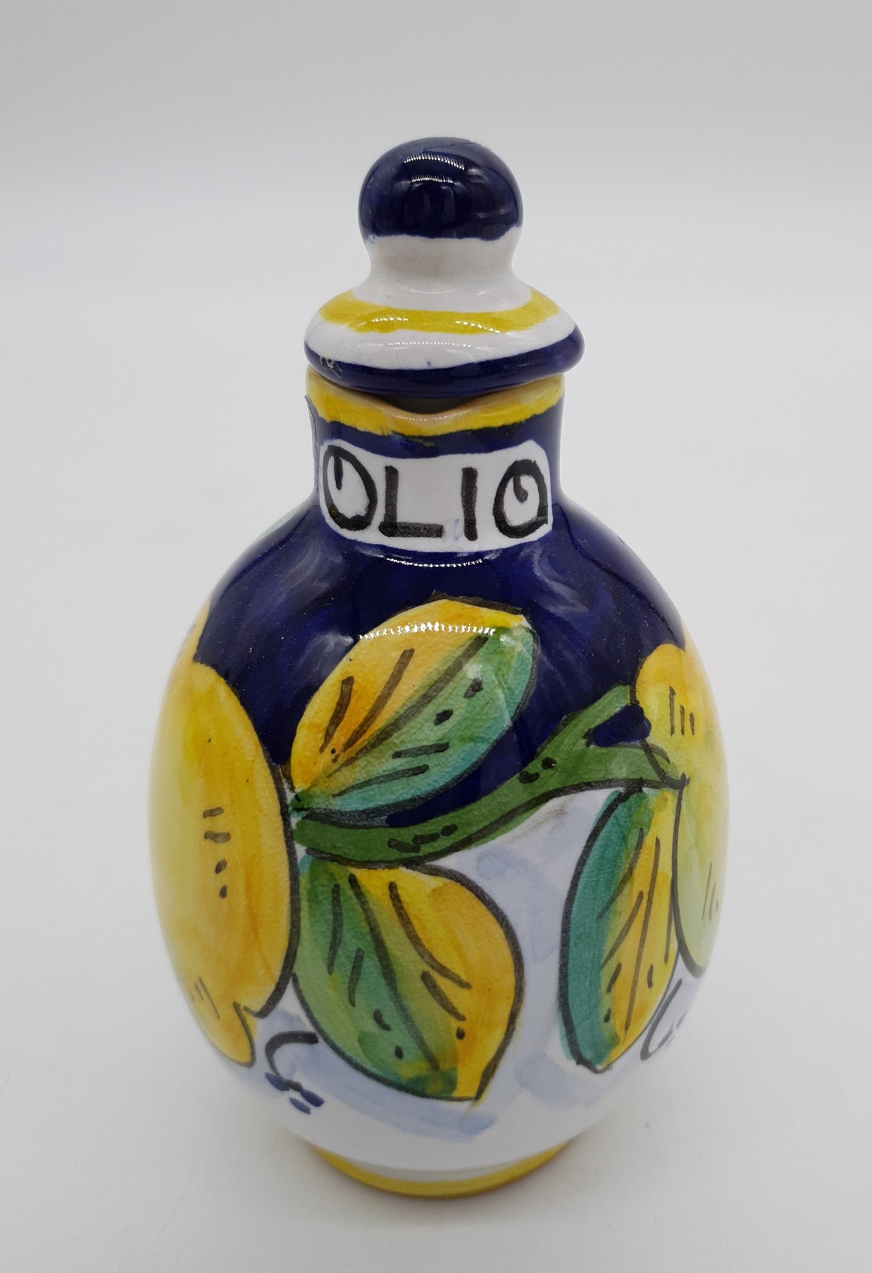 Set Olio Aceto Decoro Limone Gambino