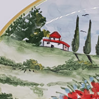 Piatto Campo Girasoli E Papaveri Toscana