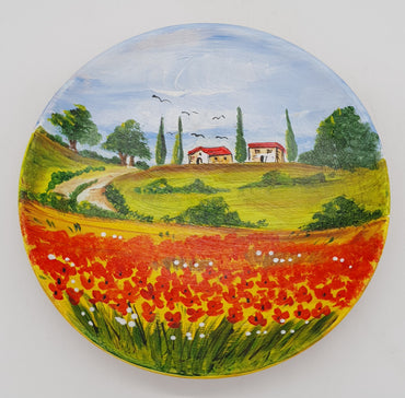 Campo Poppies plate cm18