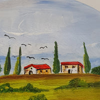 Piatto Campo Papaveri cm18