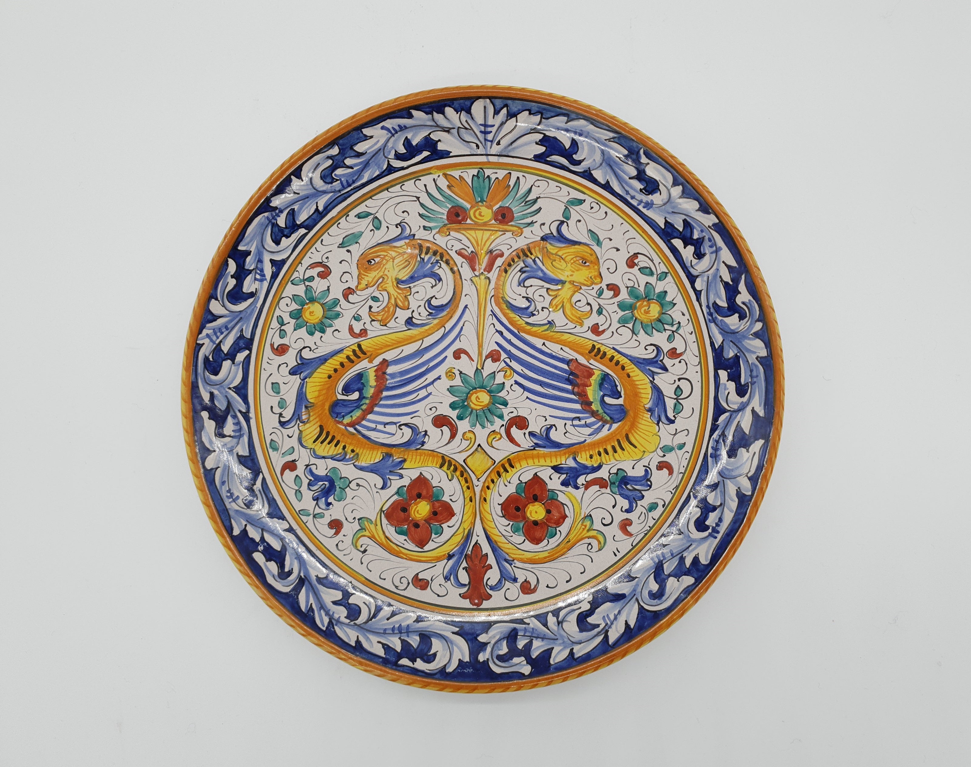 Piatto Decoro Raffaellesco Antico