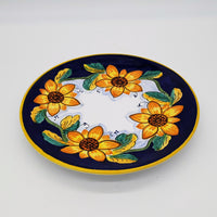 Piatto Rotondo Decoro Girasole Gambino