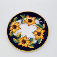 Piatto Rotondo Decoro Girasole Gambino