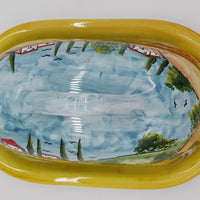 Poppies Tuscany butter dish