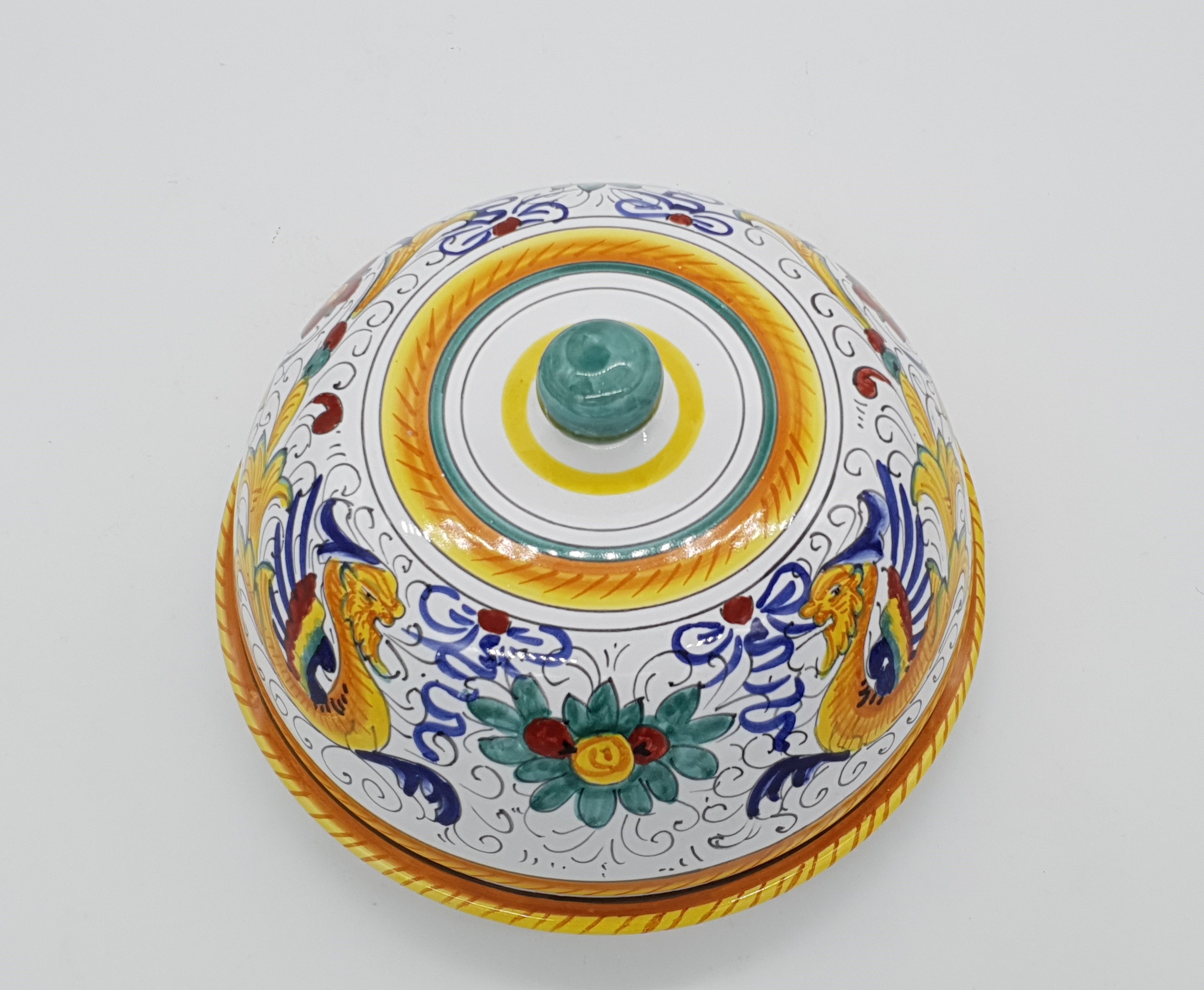 Porta Formaggio Decoro Raffaellesco