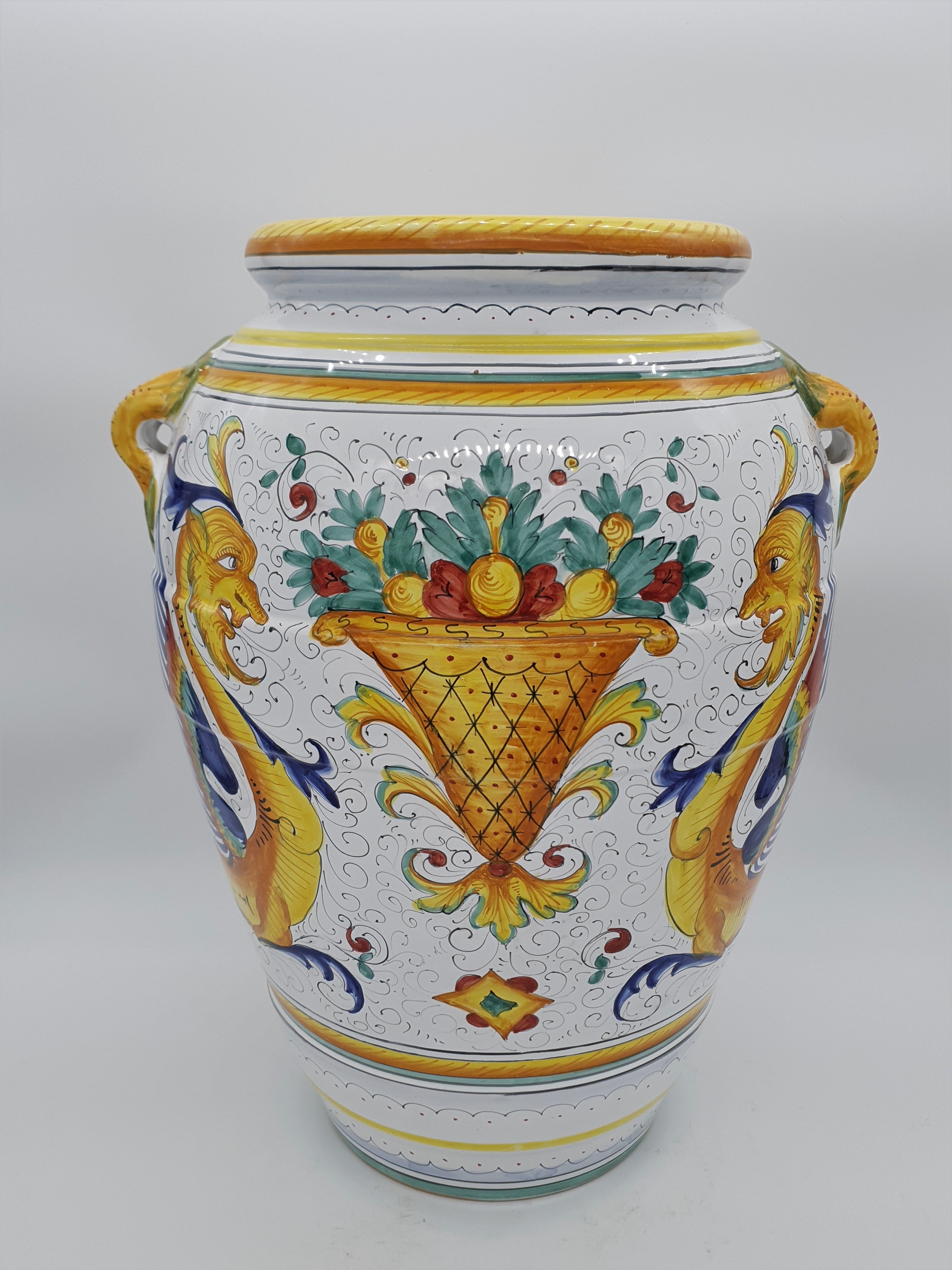 Porta Ombrelli Orcio Decoro Raffaellesco