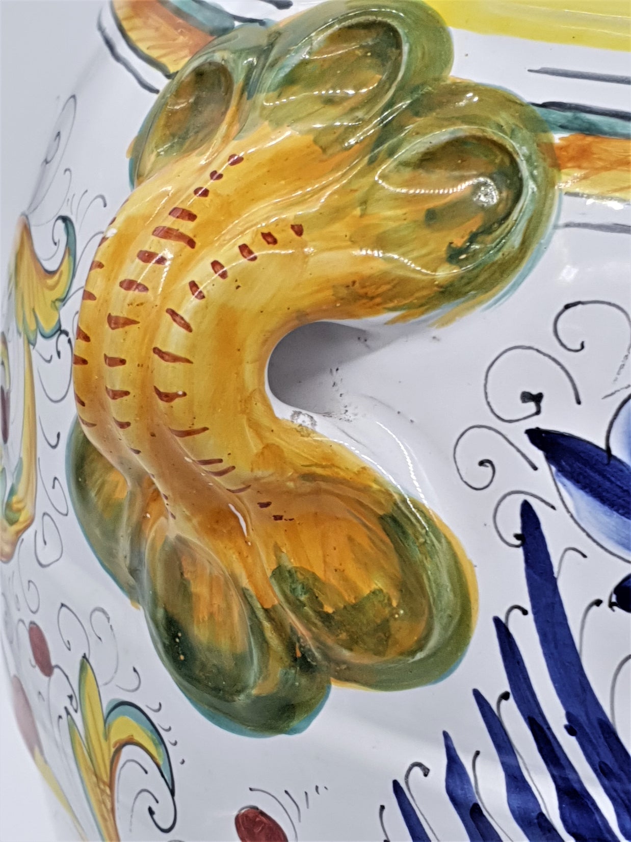 Porta Ombrelli Orcio Decoro Raffaellesco
