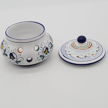 Garlic And Chilli Pepper Jar Deruta Decoration