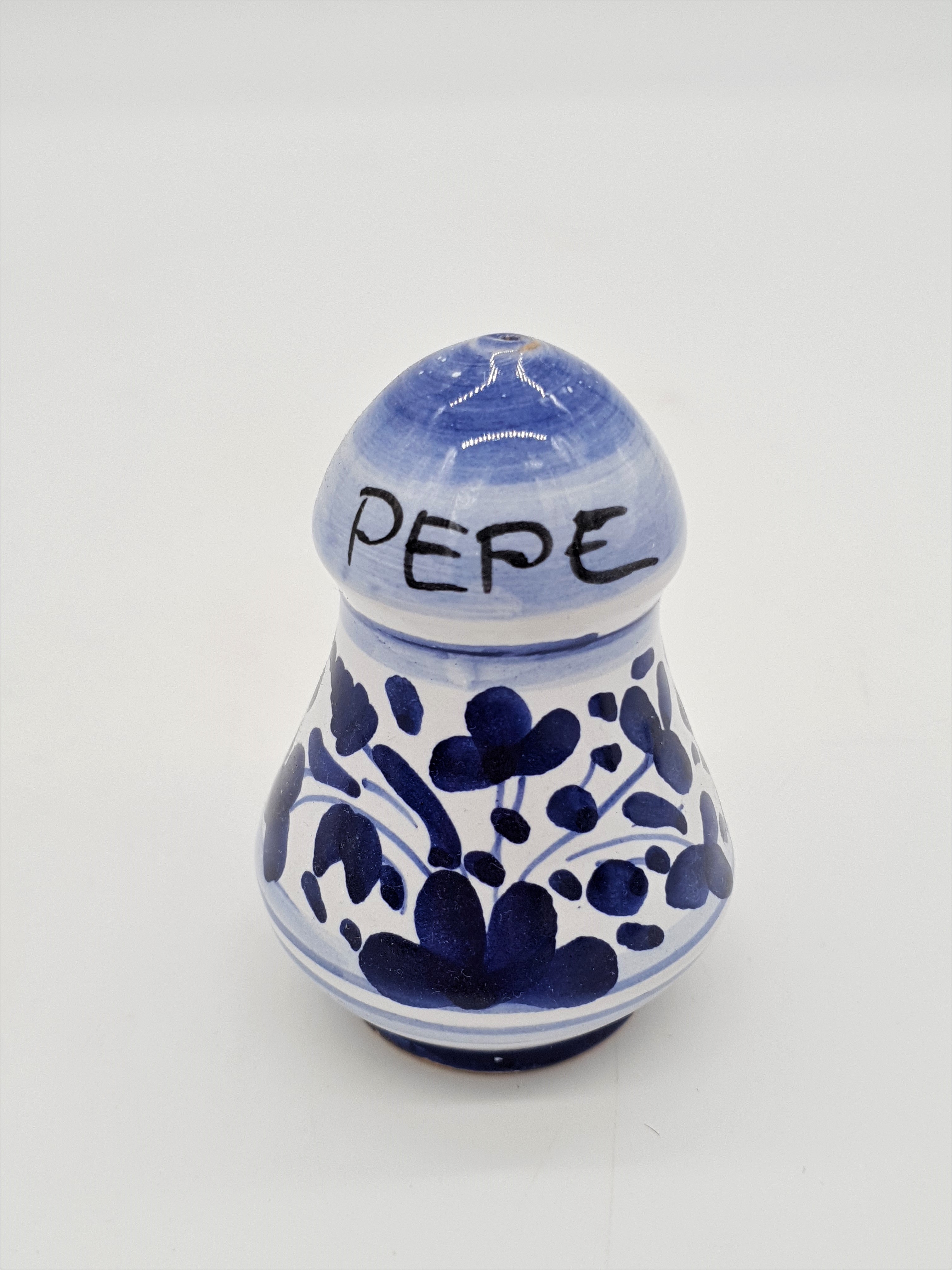 Sale E Pepe Decoro Arabesco Blu