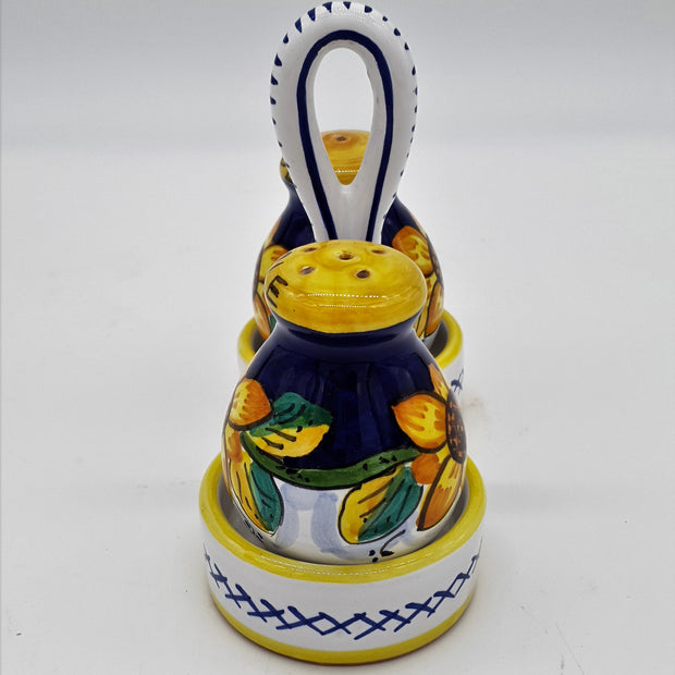 Salt and Pepper Shakers with Gambino Sunflowers Decor