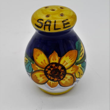 Salt and Pepper Shakers with Gambino Sunflowers Decor