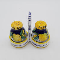 Salt and Pepper Set with Gambino Lemon Decor