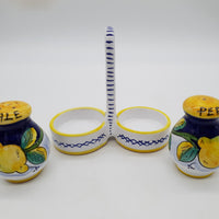 Salt and Pepper Set with Gambino Lemon Decor