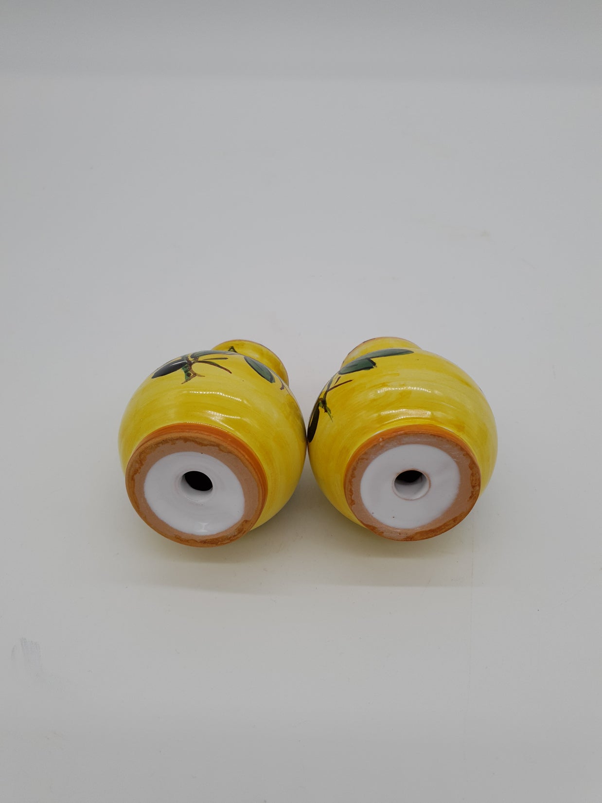 Set Sale e Pepe Decoro Olive Fondo Giallo