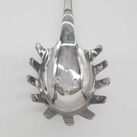 Servispaghetti Limone Fondo Blu Acciaio e Ceramica