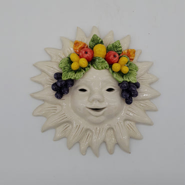 Sole con Frutta Applicata Ceramica