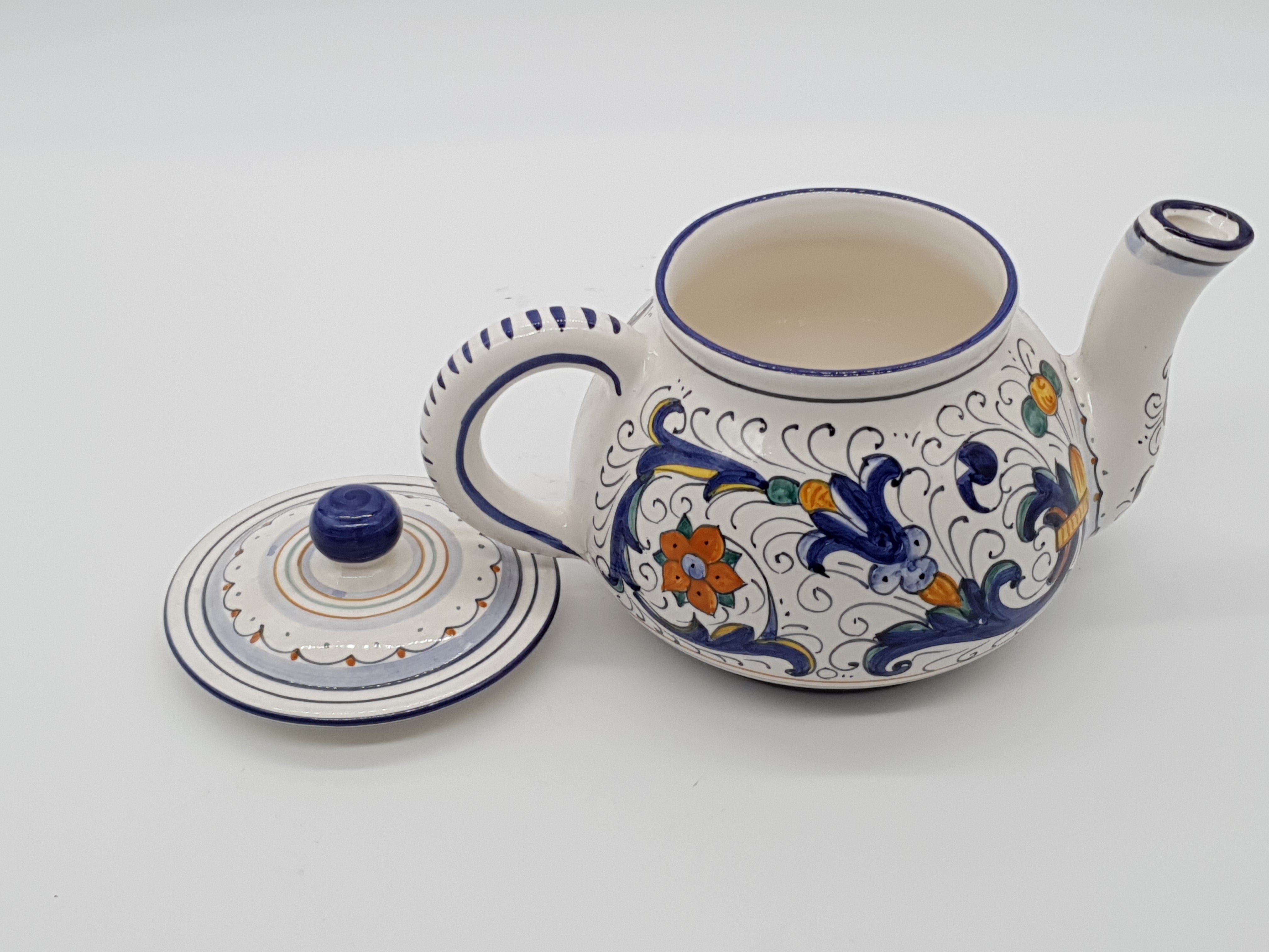 Deruta Decorated Teapot