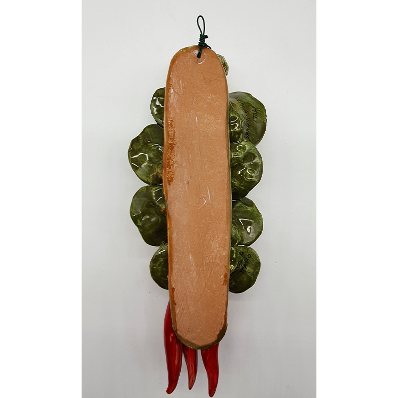 Tralcio aglio e peroncino in ceramica