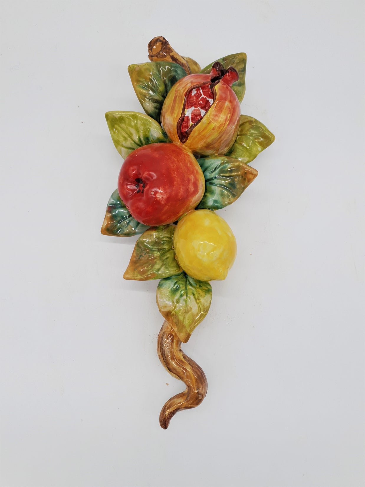 Tralcio Frutta Assortita Ceramica