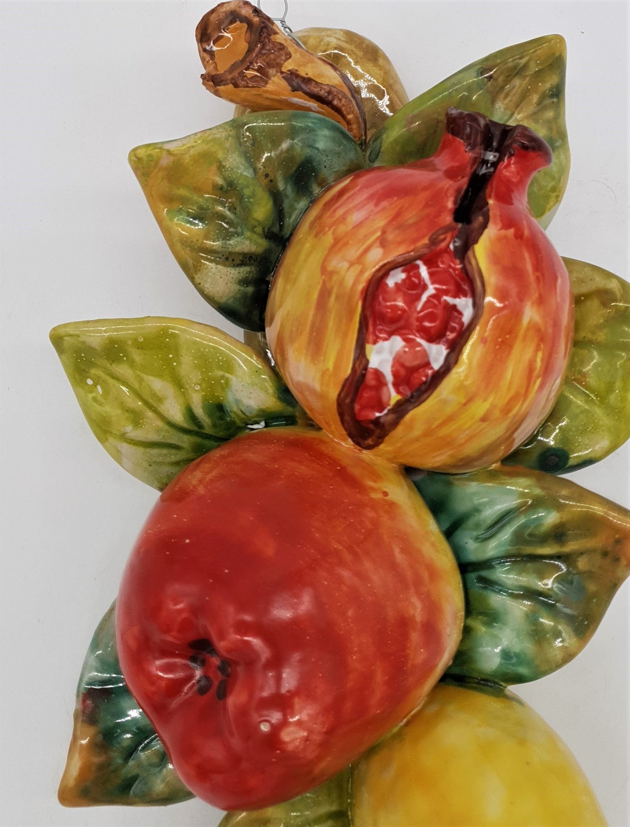 Tralcio Frutta Assortita Ceramica