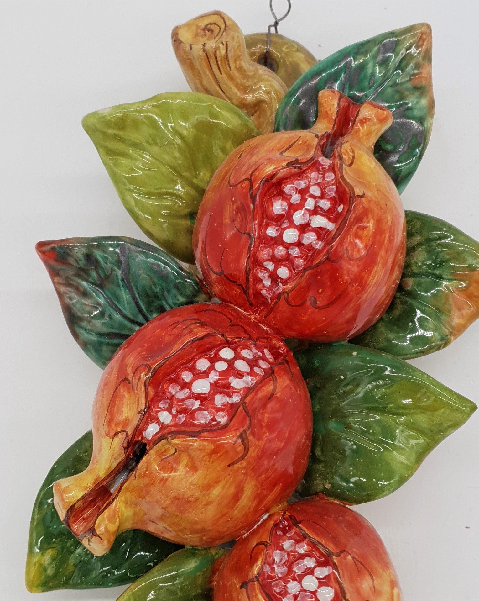 Pomegranate Branch in Ceramic