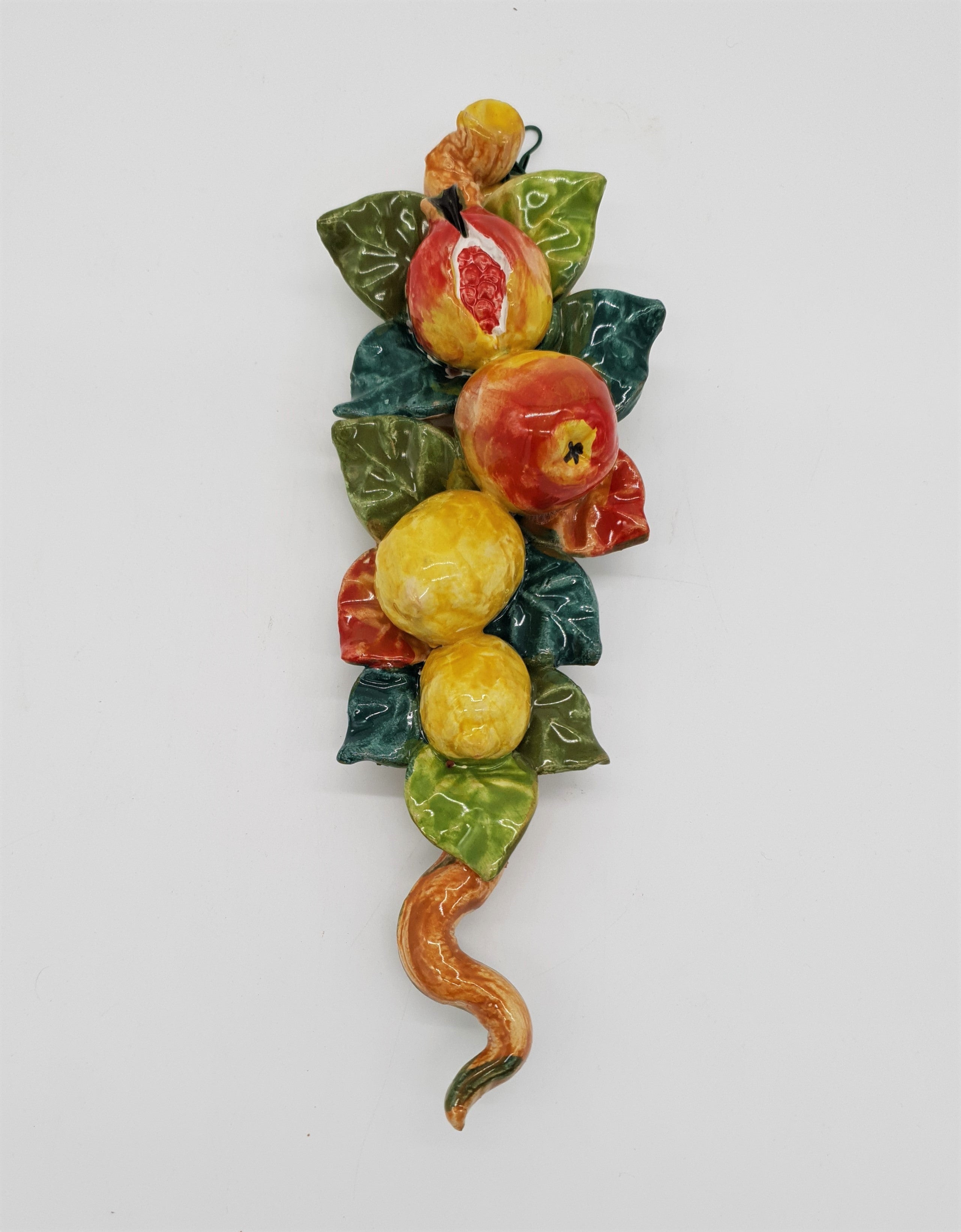 Tralcio Piccolo Frutta Assortita Ceramica