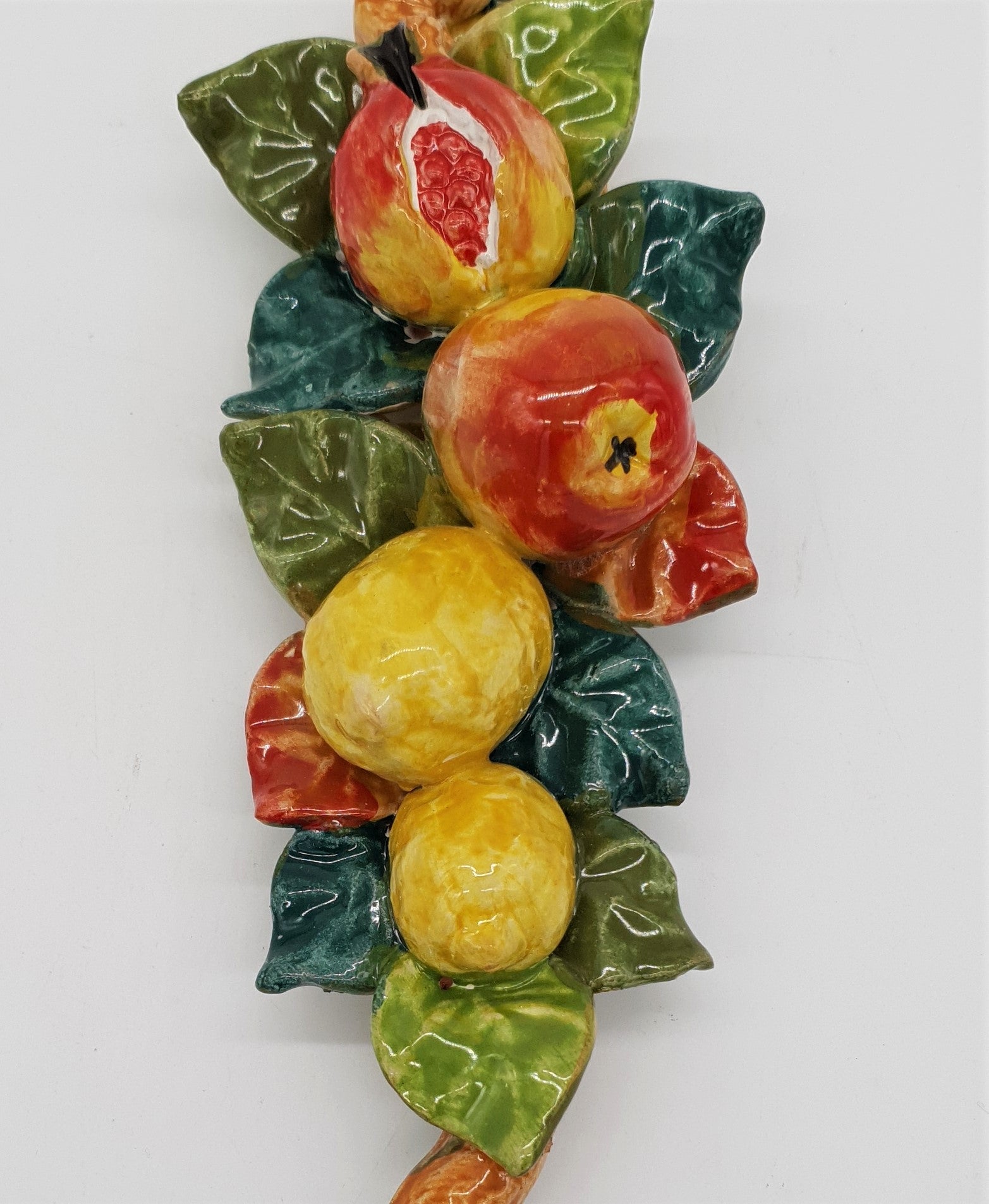 Tralcio Piccolo Frutta Assortita Ceramica