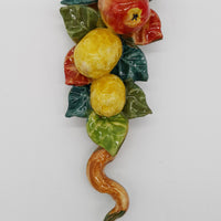 Tralcio Piccolo Frutta Assortita Ceramica