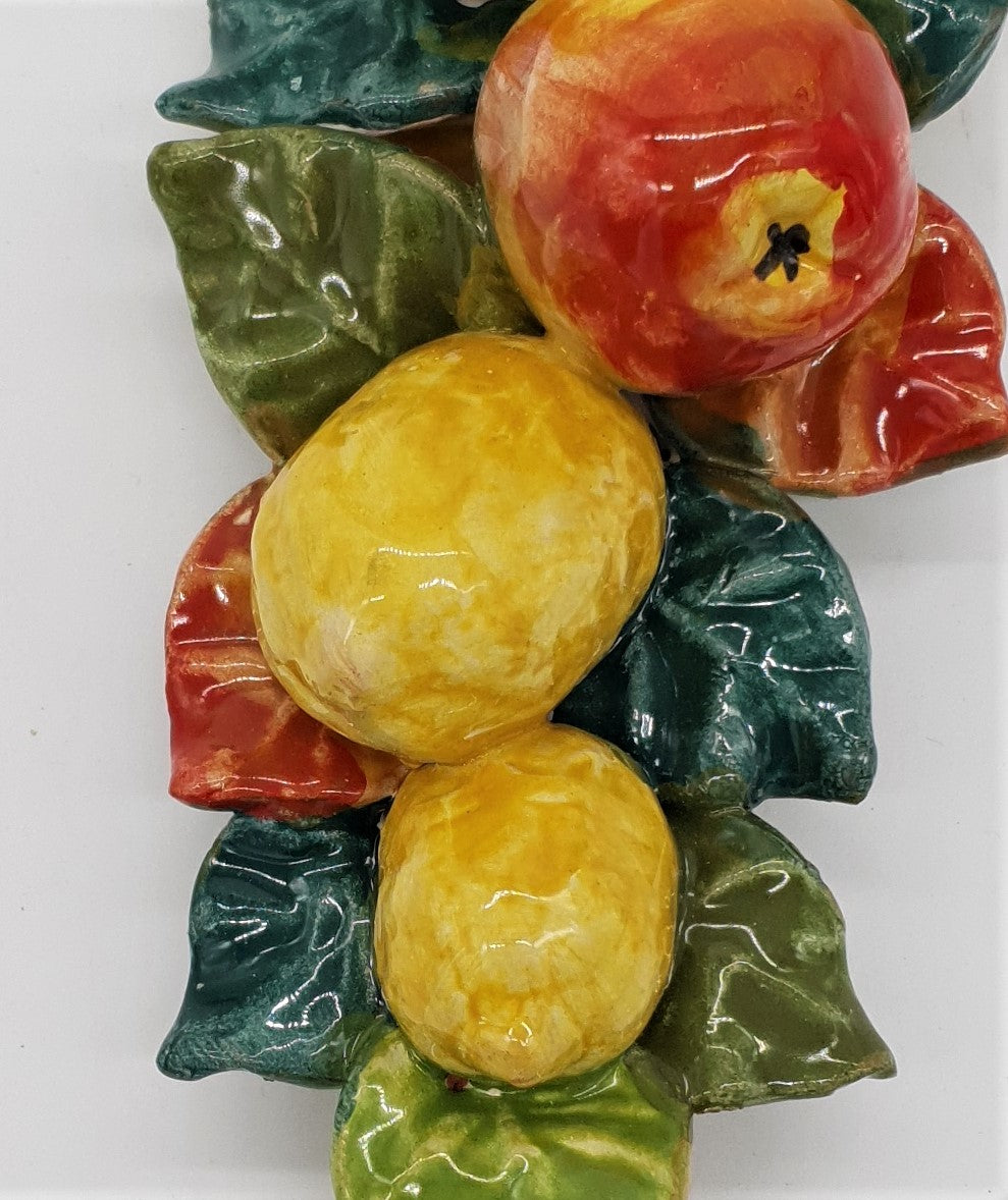 Tralcio Piccolo Frutta Assortita Ceramica