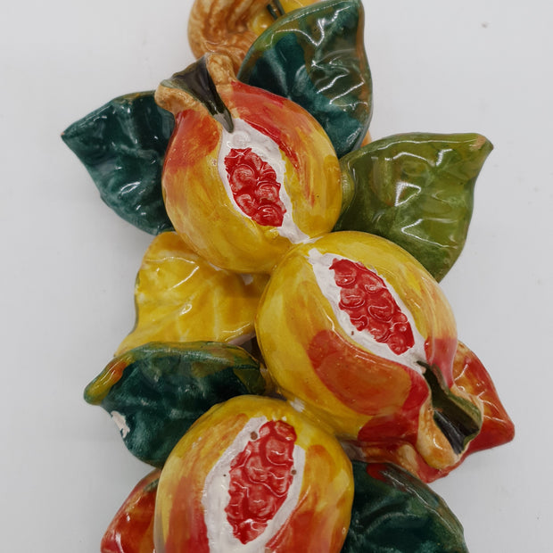 Small Ceramic Pomegranate Branch