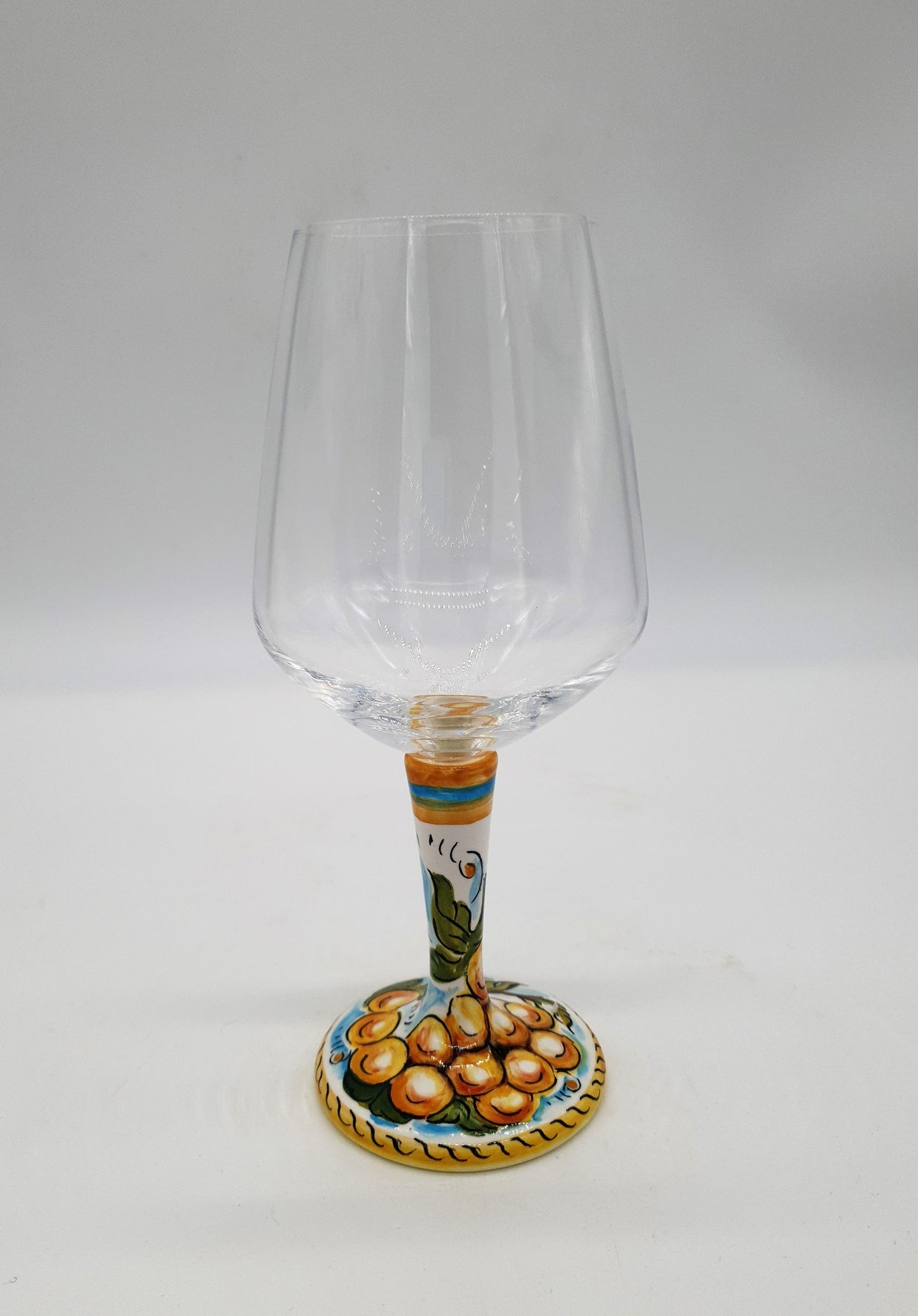 Glass for Wine Ceramic and White Grape Glass