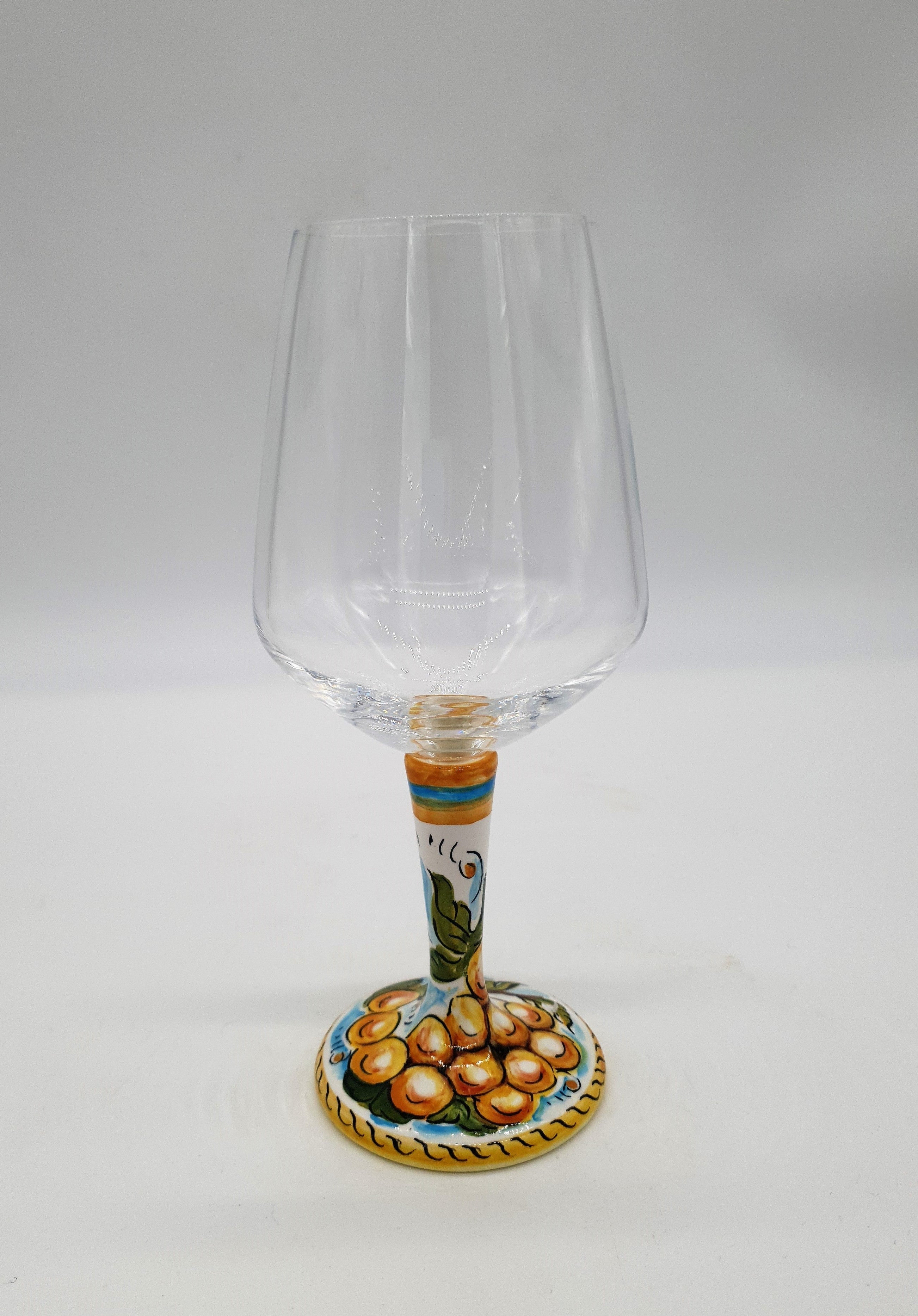 Glass for Wine Ceramic and White Grape Glass